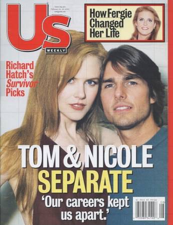 Tom Cruise And Nicole Kidman Us Weekly Magazine 2001 Film And Television Memorabilia