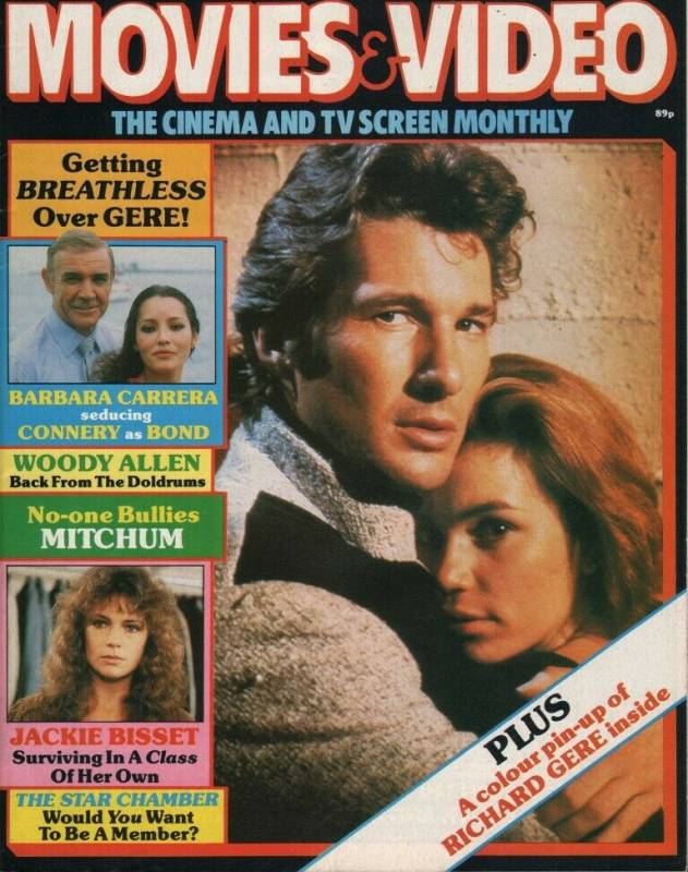 RICHARD GERE SEAN CONNERY JACKIE BISSET PHOTOPLAY Magazine Film